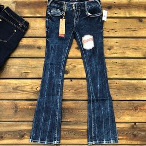 Mid Rise Amethyst Jeans